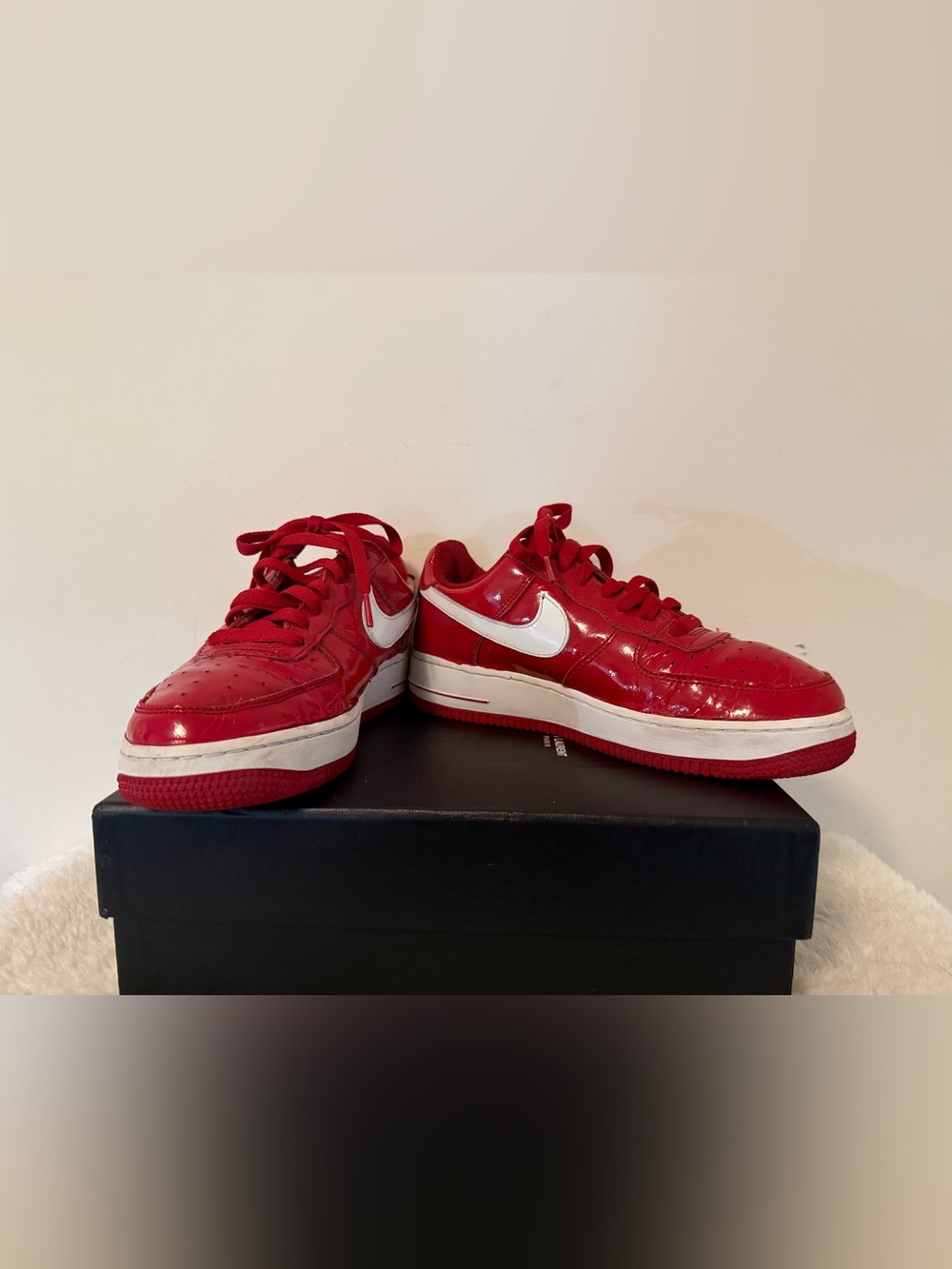 Nike Air Force 1 “Sheed”, Rashid Wallace Special Edition in Red Patent Leather